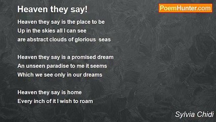 Sylvia Chidi - Heaven they say!