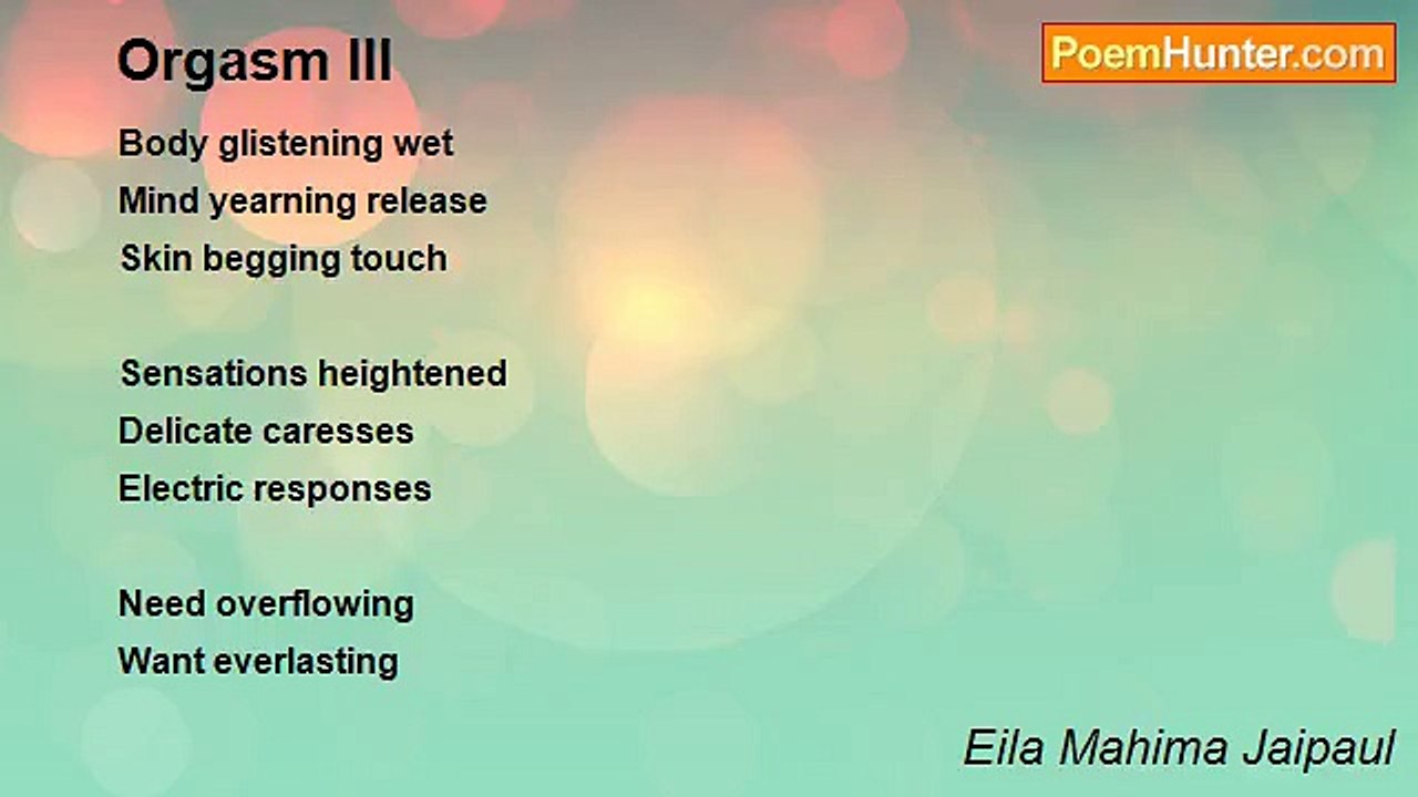 Eila Mahima Jaipaul - Orgasm III