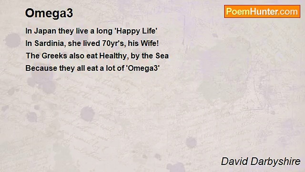 David Darbyshire - Omega3
