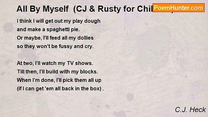 C.J. Heck - All By Myself  (CJ & Rusty for Children)