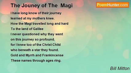 Bill Mitton - The Jouney of The  Magi