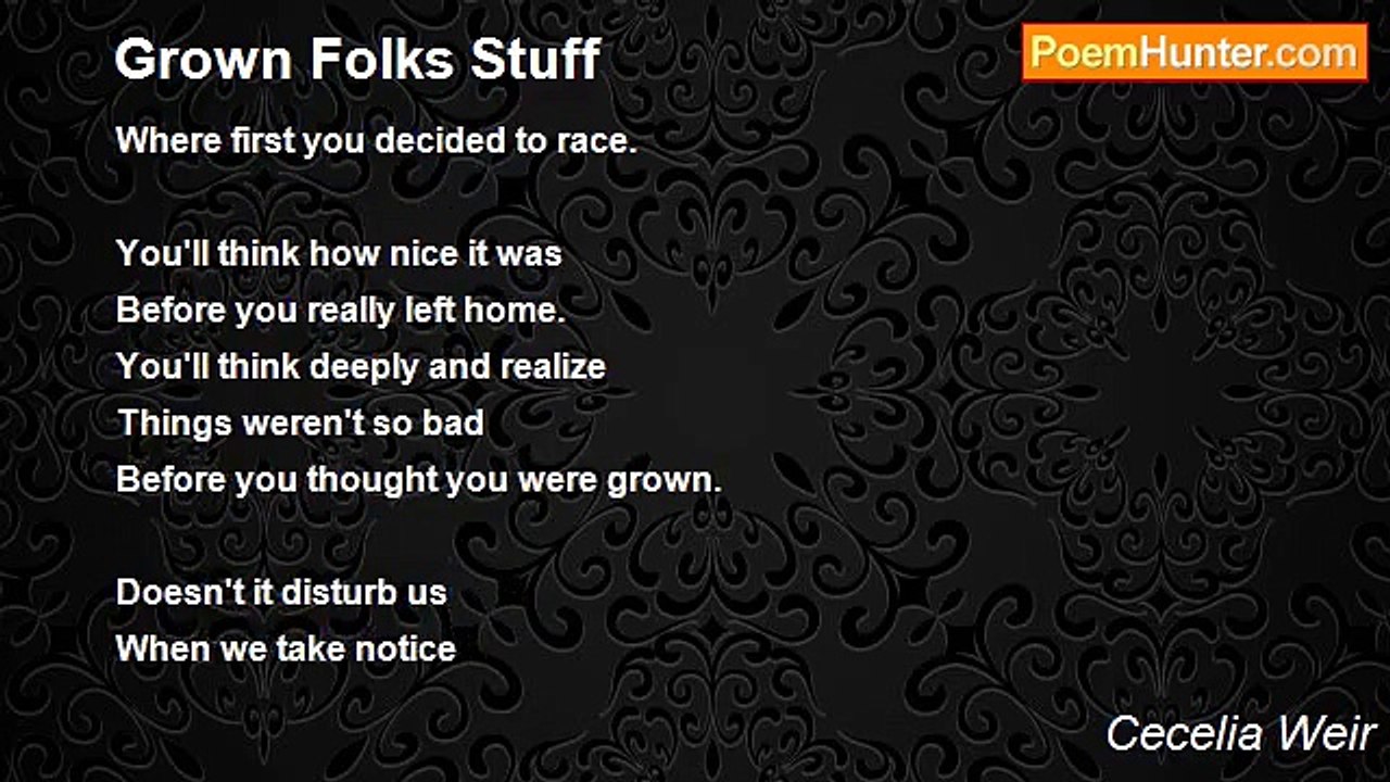 Cecelia Weir - Grown Folks Stuff