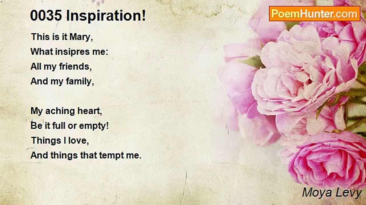 Moya Levy - 0035 Inspiration!