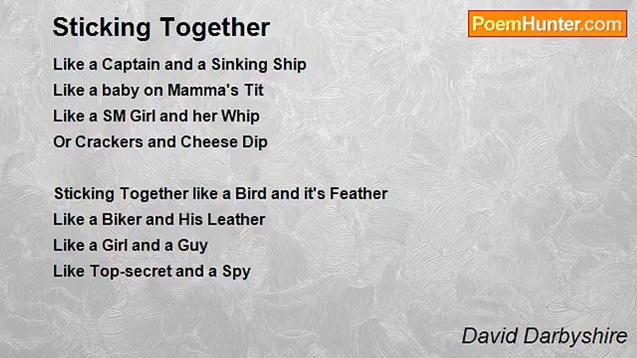 David Darbyshire - Sticking Together