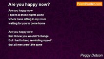 Peggy Dotson - Are you happy now?