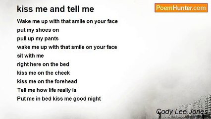 Cody Lee Jones - kiss me and tell me