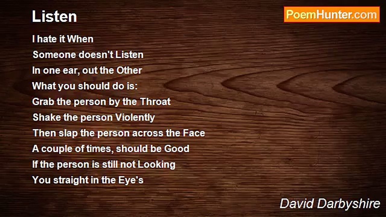 David Darbyshire - Listen