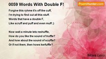 Moya Levy - 0059 Words With Double F!