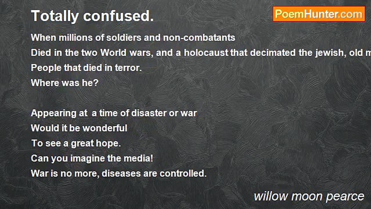 willow moon pearce - Totally confused.