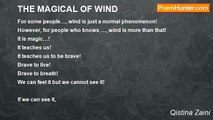 Qistina Zaini - THE MAGICAL OF WIND