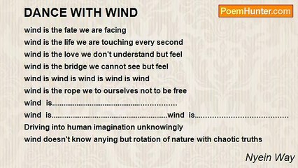 Nyein Way - DANCE WITH WIND