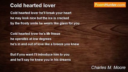 Charles M. Moore - Cold hearted lover