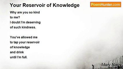 Mary Nagy - Your Reservoir of Knowledge
