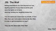 Max Reif - .29)  The Wall