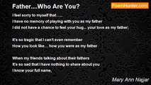 Mary Ann Najjar - Father....Who Are You?