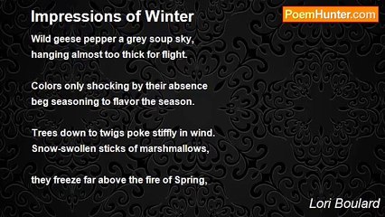 Lori Boulard - Impressions of Winter