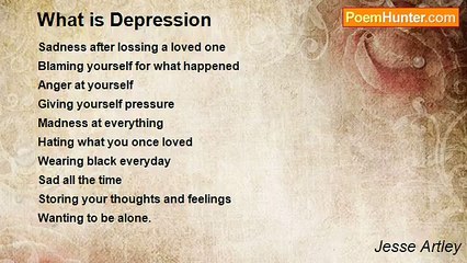 Jesse Artley - What is Depression