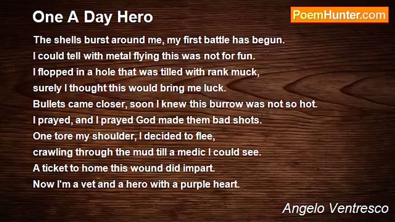 Angelo Ventresco - One A Day Hero