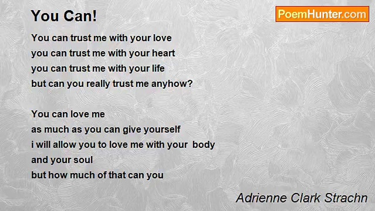 Adrienne Clark Strachn - You Can!