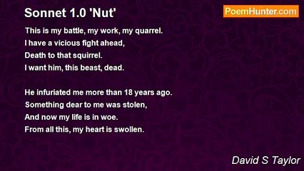 David S Taylor - Sonnet 1.0 'Nut'