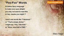 Mary Nagy - ''Foo-Foo'' Words