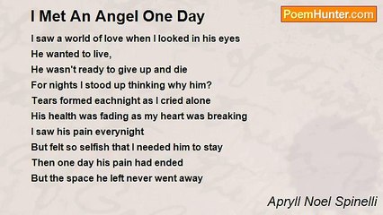Apryll Noel Spinelli - I Met An Angel One Day