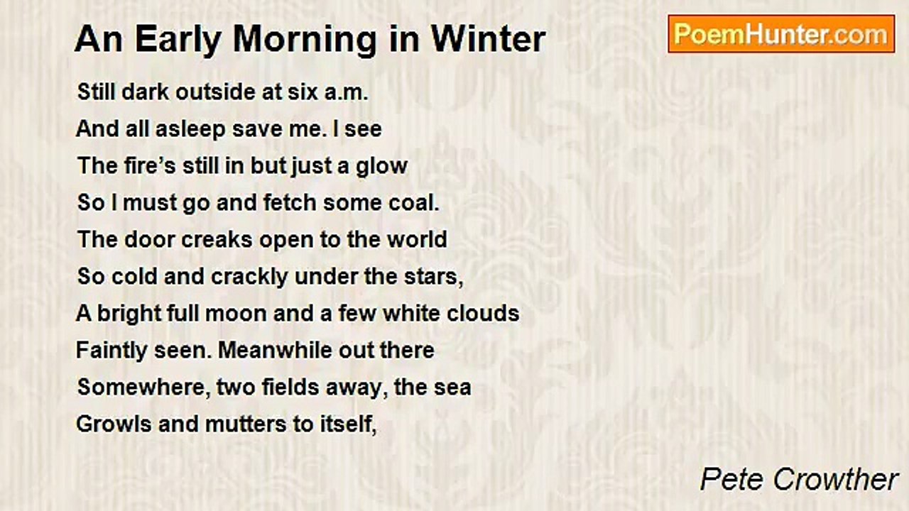 Pete Crowther - An Early Morning in Winter