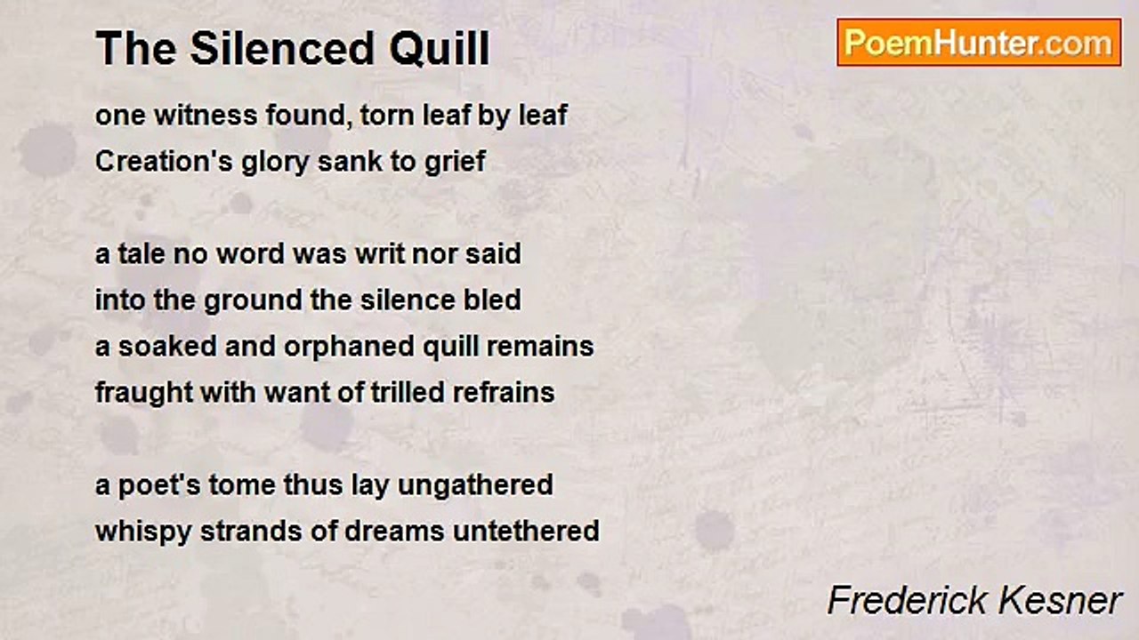 Frederick Kesner - The Silenced Quill