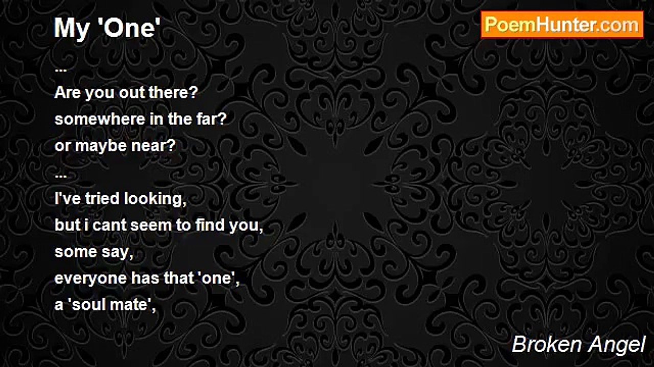 Broken Angel - My 'One'