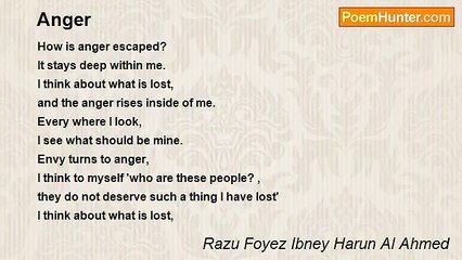 Razu Foyez Ibney Harun Al Ahmed - Anger