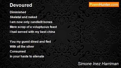 Simone Inez Harriman - Devoured