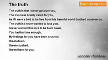 Jennifer Rondeau - The truth