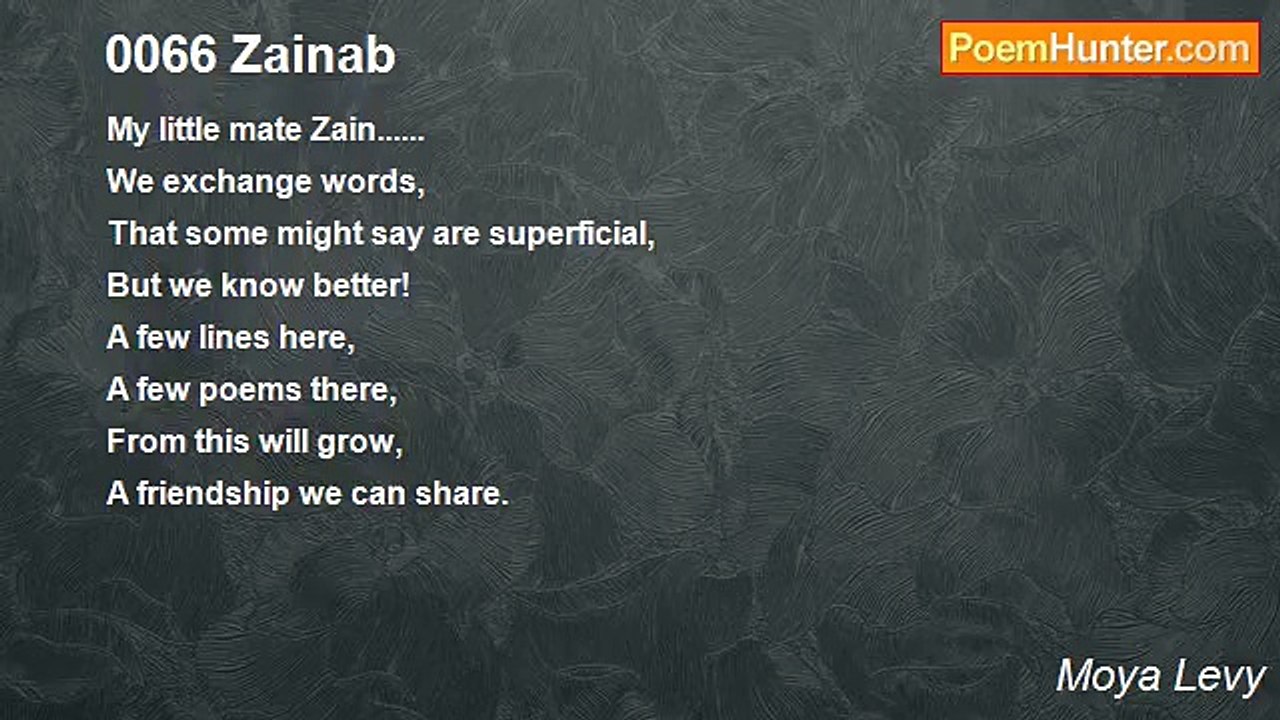 Moya Levy - 0066 Zainab