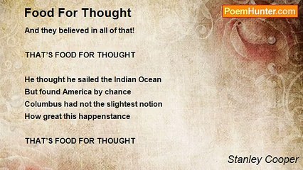 Stanley Cooper - Food For Thought