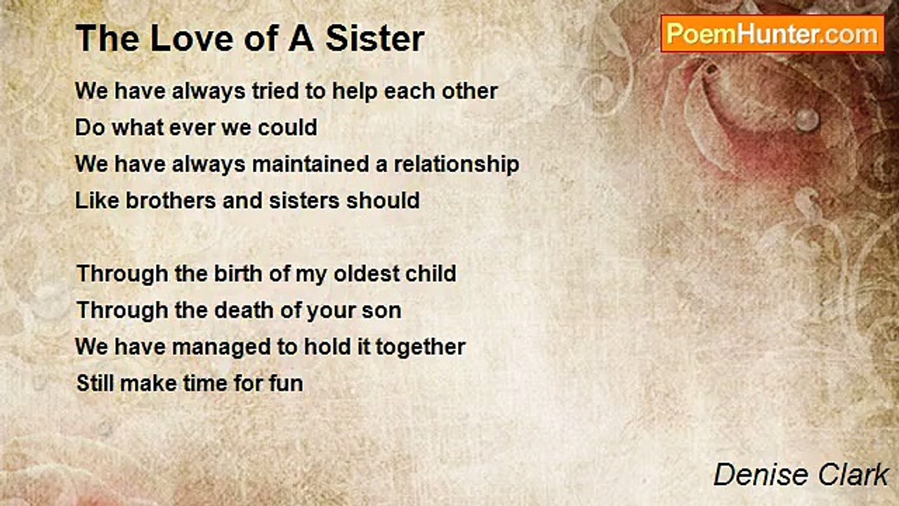 Denise Clark - The Love of A Sister
