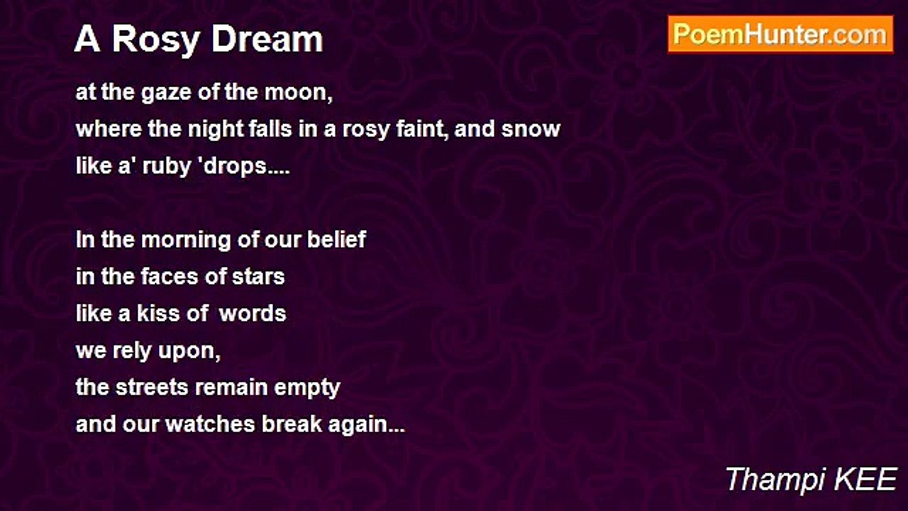 Thampi KEE - A Rosy Dream