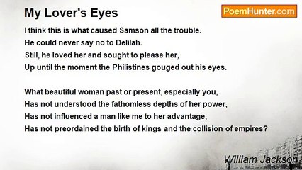 William Jackson - My Lover's Eyes