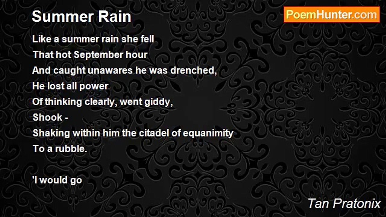Tan Pratonix - Summer Rain