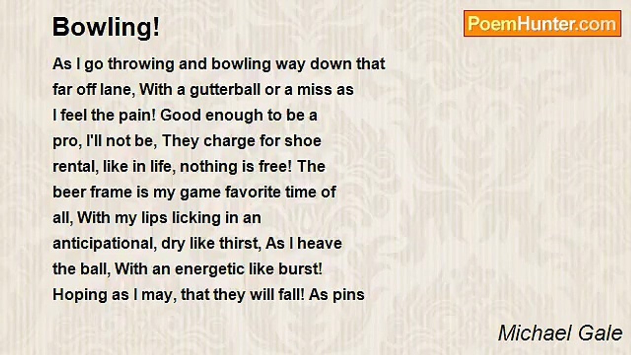 Michael Gale - Bowling!