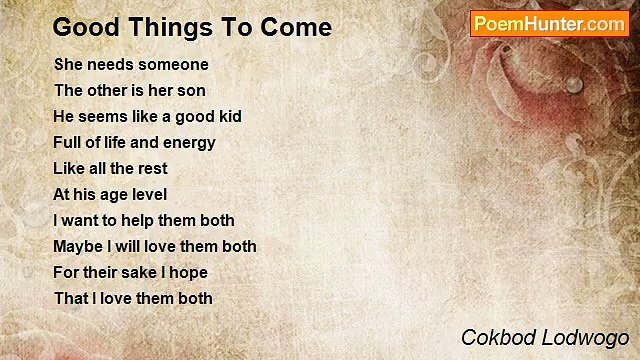 Theorem The Truth Serum - Good Things To Come