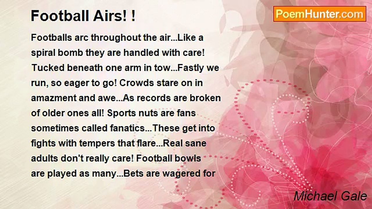 Michael Gale - Football Airs! !