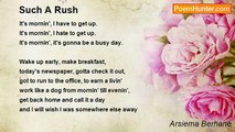 Arsiema Berhane - Such A Rush