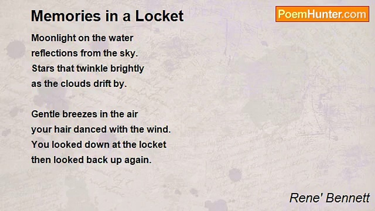 Rene' Bennett - Memories in a Locket