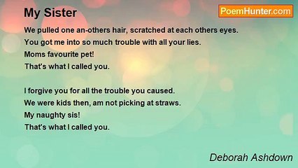 Deborah Ashdown - My Sister