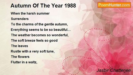 Jasbir Chatterjee - Autumn Of The Year 1988