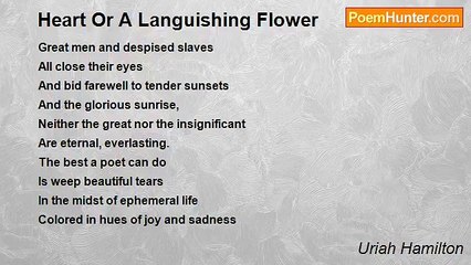 Uriah Hamilton - Heart Or A Languishing Flower