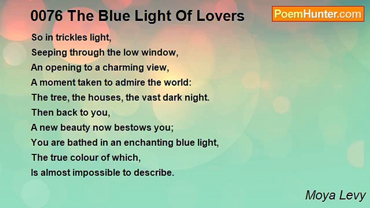 Moya Levy - 0076 The Blue Light Of Lovers