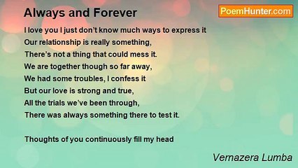 Vernazera Lumba - Always and Forever