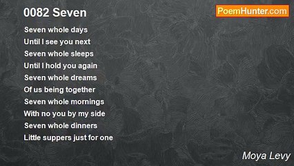 Moya Levy - 0082 Seven