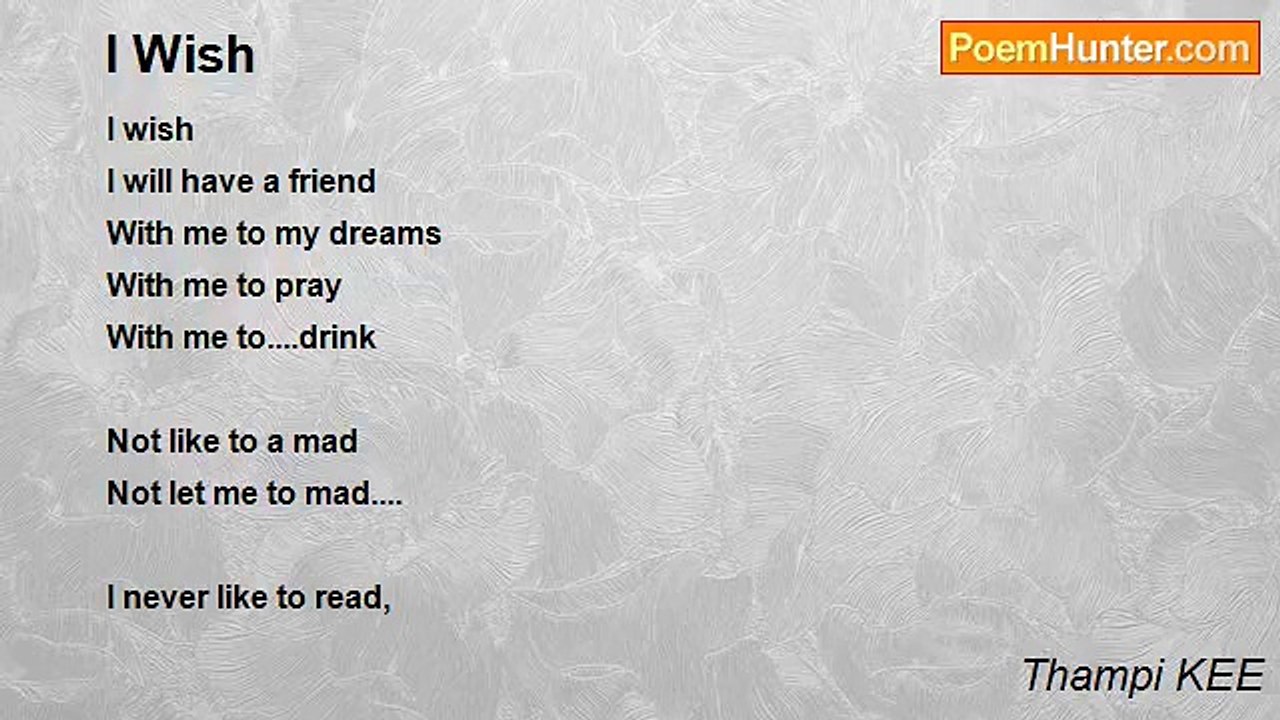 Thampi KEE - I Wish